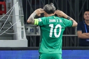 张稀哲连续第17个赛季代表北京国安进球！